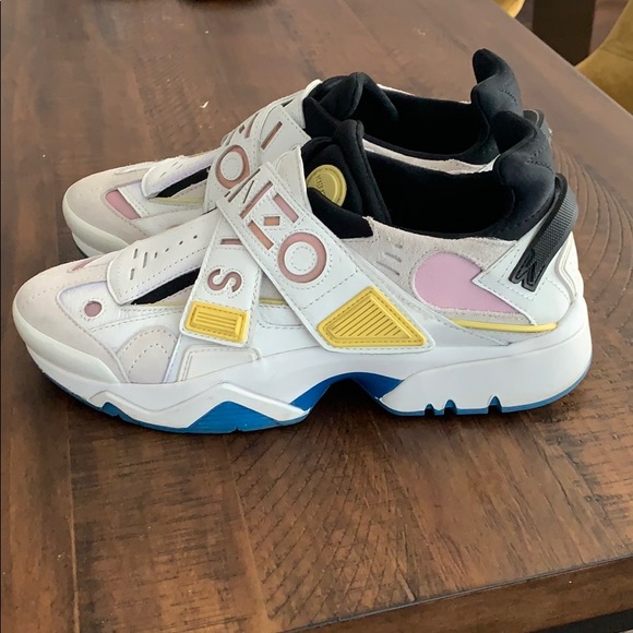 kenzo sonic velcro sneakers